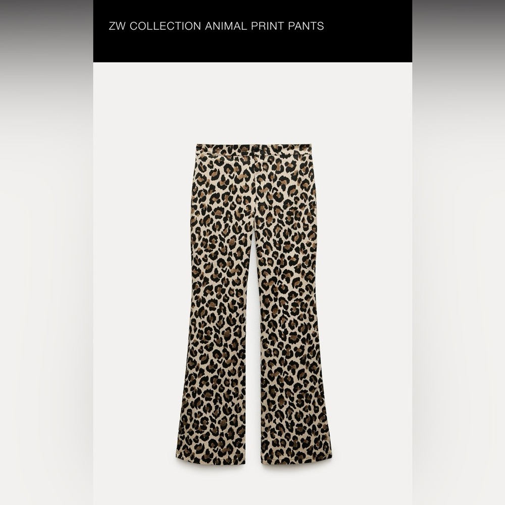 Zara Animal Print pants